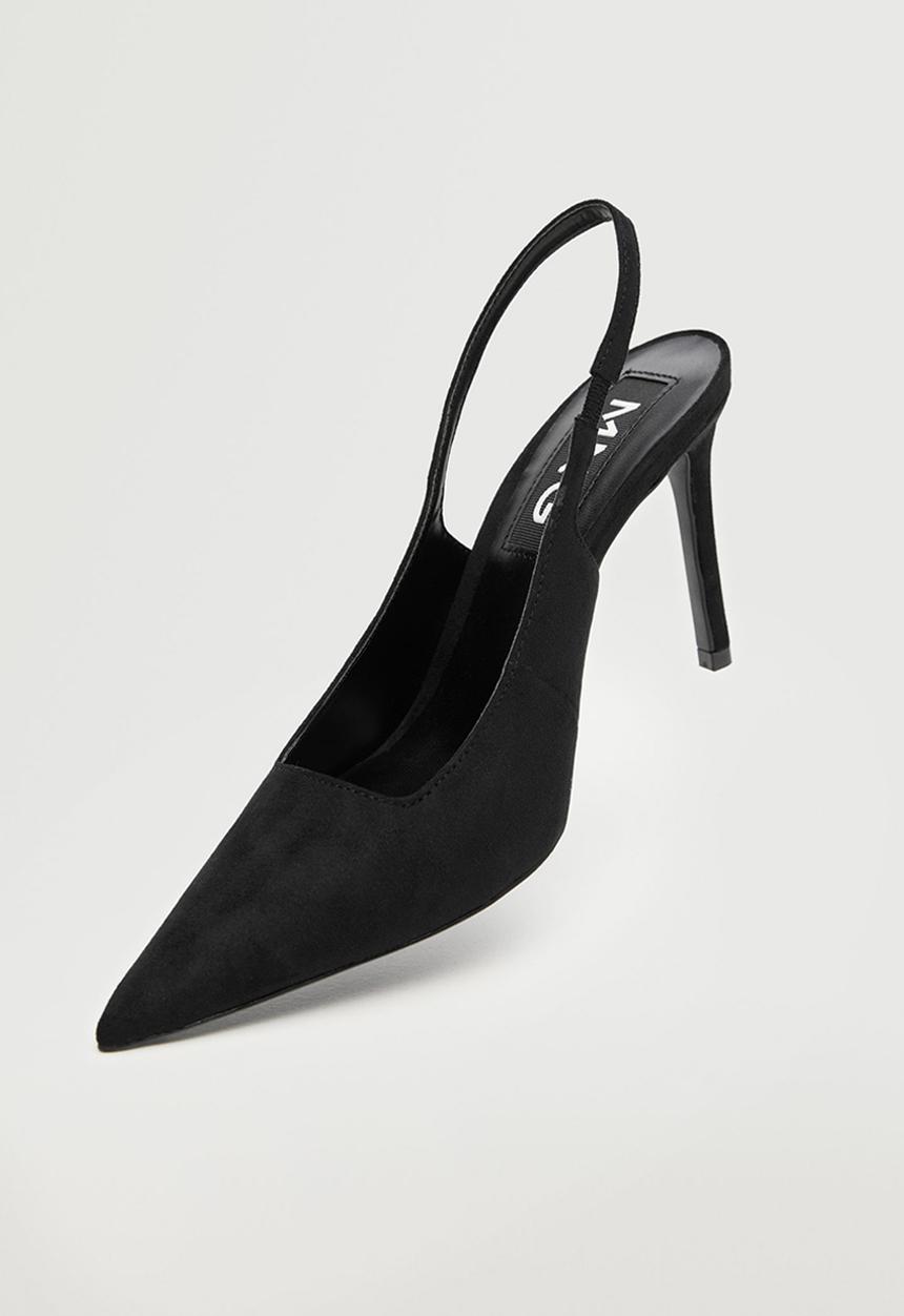 MANGO - Rita pointed toe heel - black