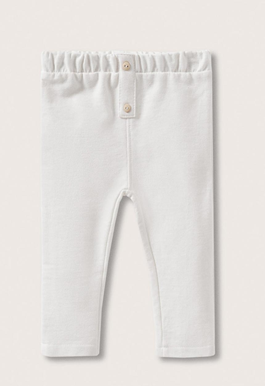 MANGO - Trousers espin - white