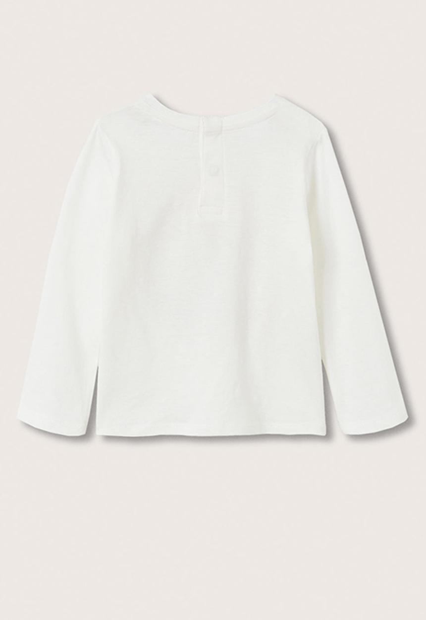MANGO - T-shirt key - off white