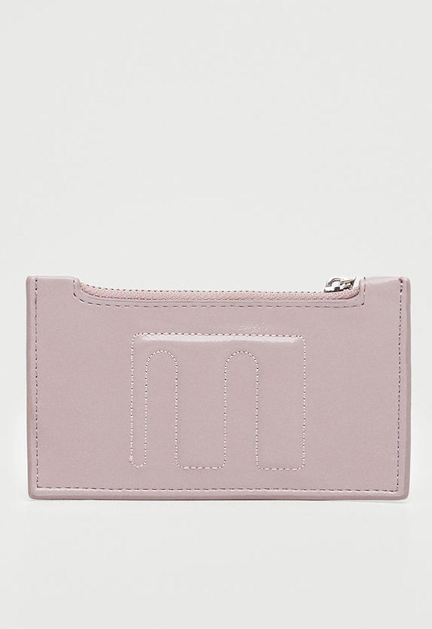 MANGO - Logo card holder - lilac