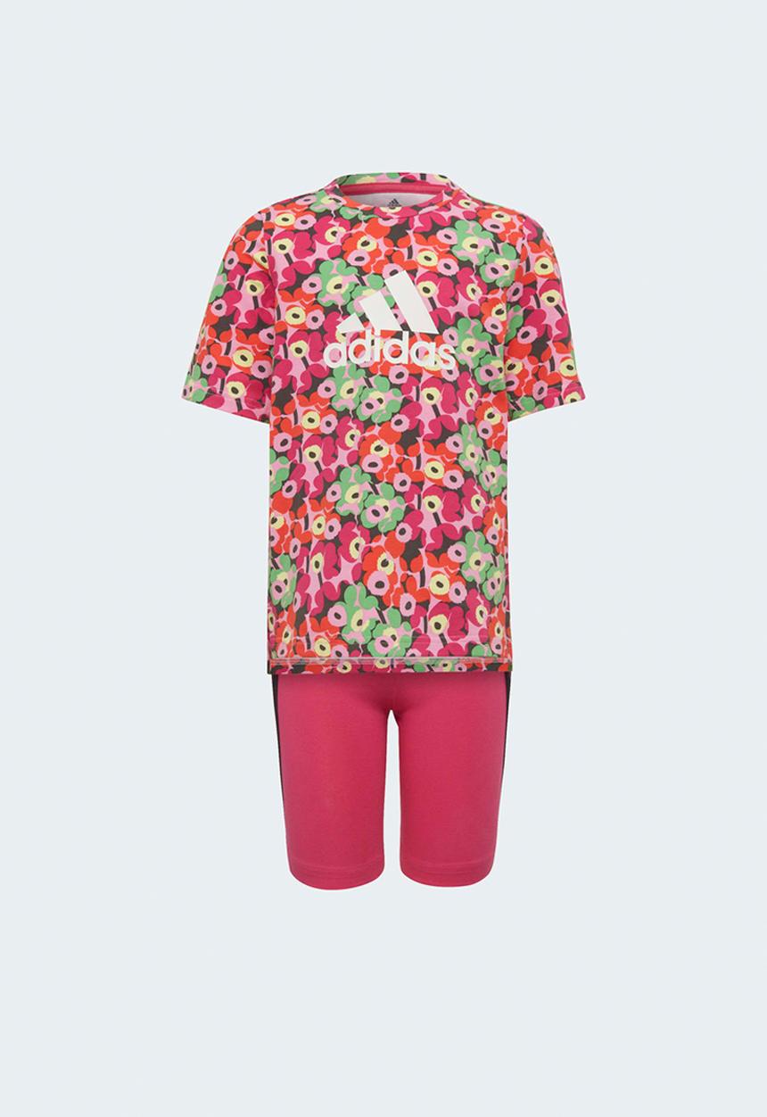 adidas Originals - Lk marimekko set - frost pink/real magenta/semi solar lime