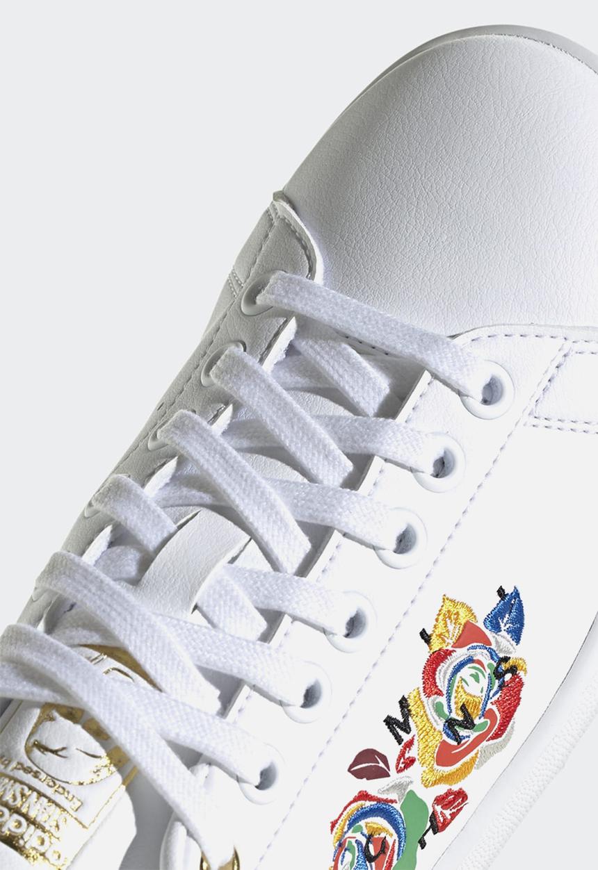 adidas Originals - Stan smith - ftwr white/supplier colour/gold met.