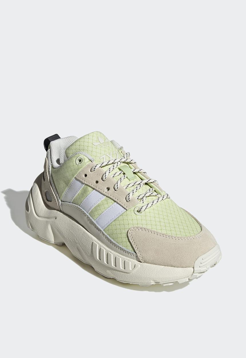 adidas Originals - Zx 22 j - off white/ftwr white/almost lime