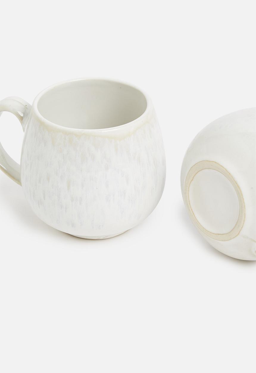 Sixth Floor - Gloss ball mug set of 4 - cream