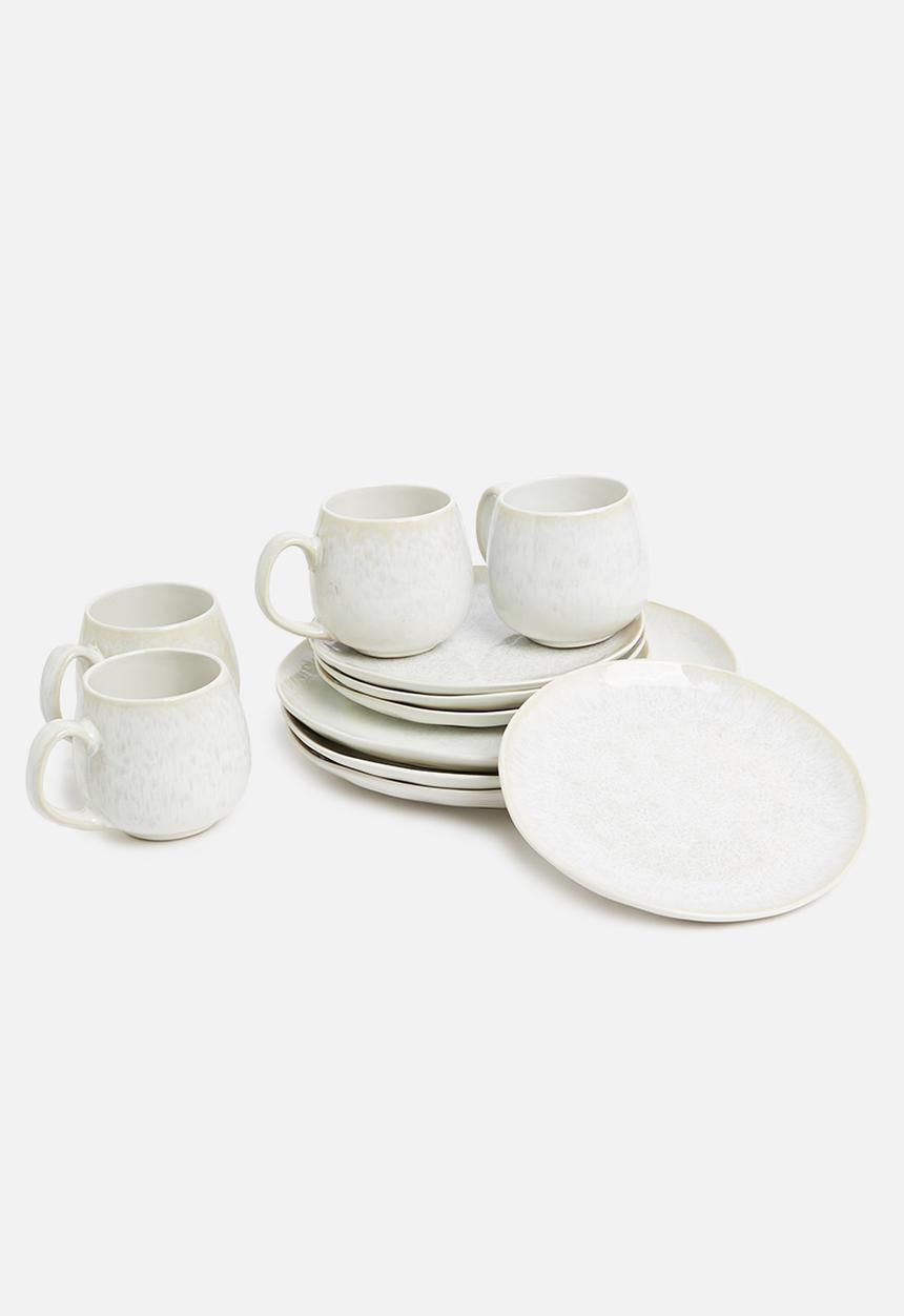 Sixth Floor - Gloss ball mug set of 4 - cream