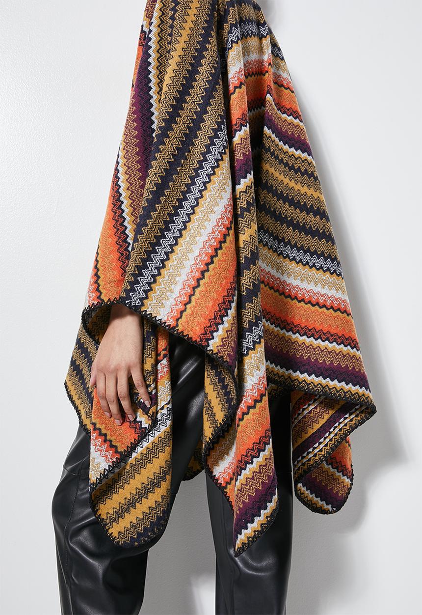 Superbalist - Striped design  poncho-mutli