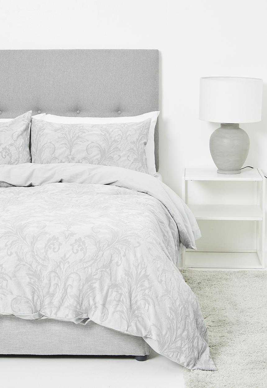 Linen House - Henrietta duvet cover set - silver