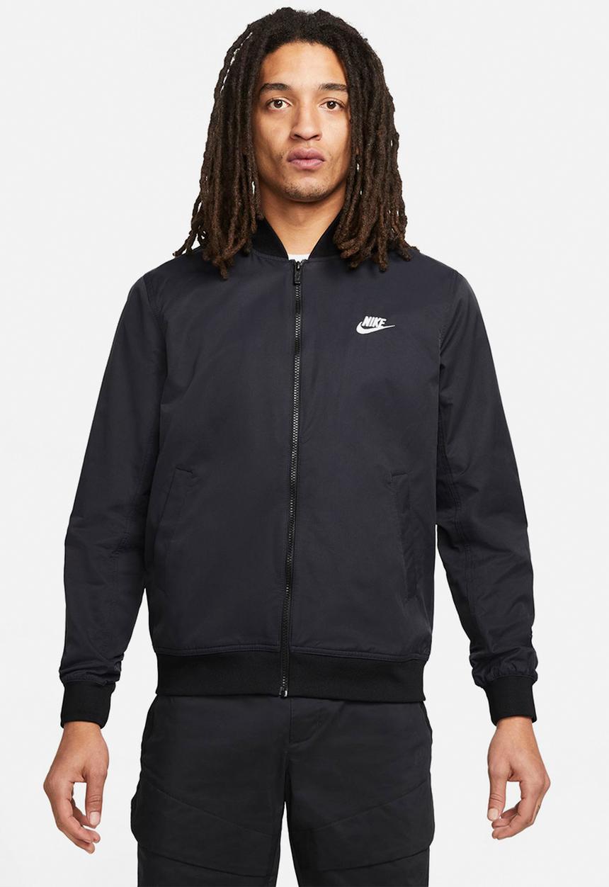 Nike - NSW SPE Woven Unlined Bomber Jacket- Black & white