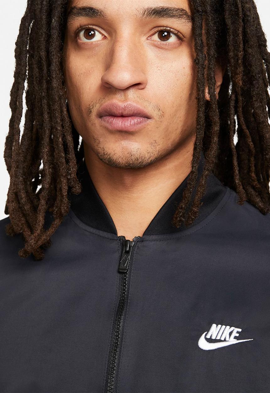 Nike - NSW SPE Woven Unlined Bomber Jacket- Black & white