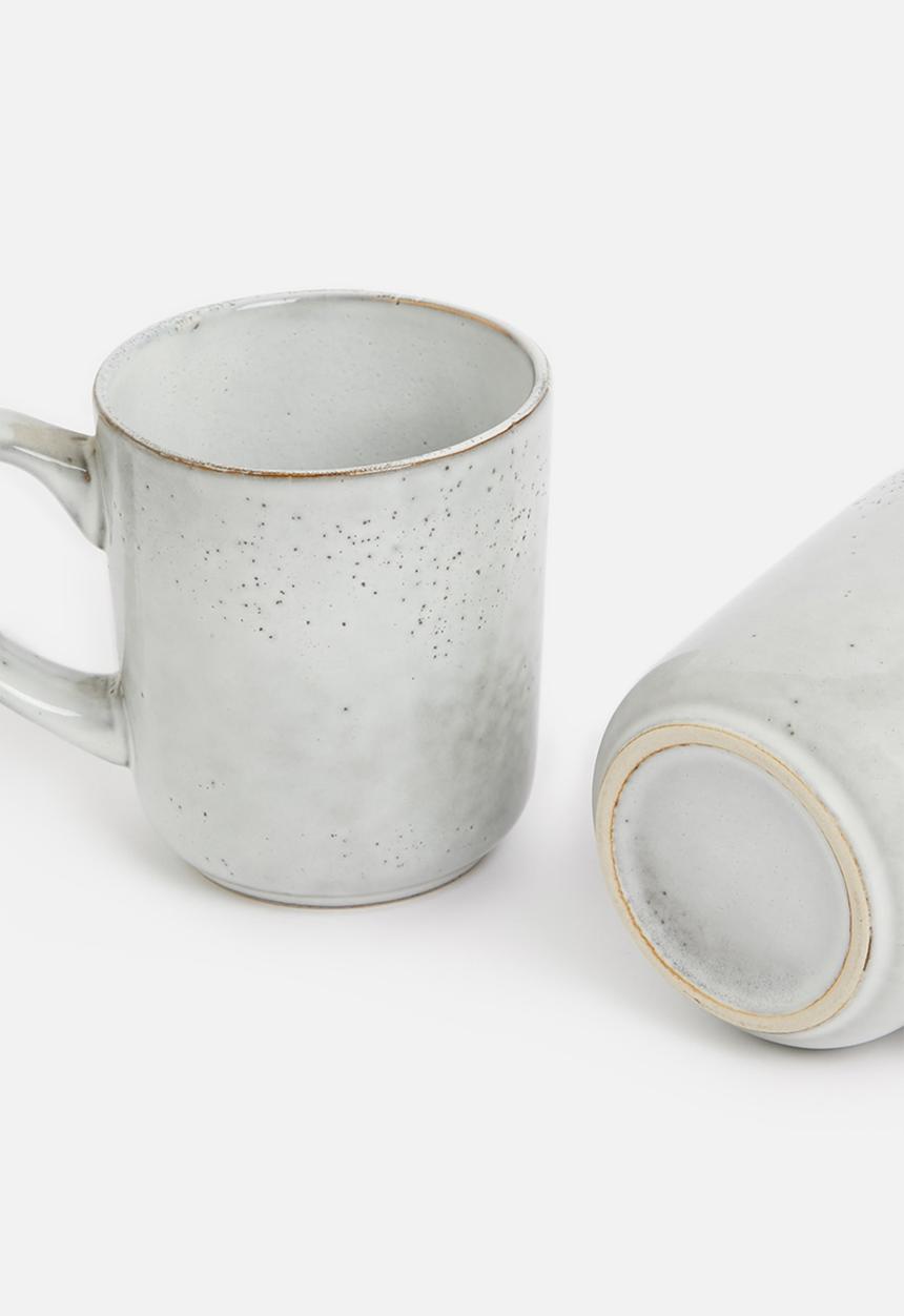 Sixth Floor - Krisa mug set of 4 - stone