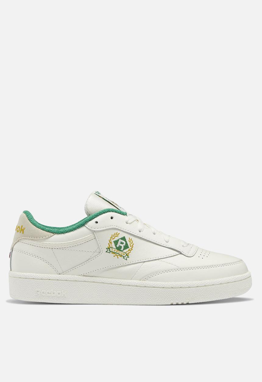 Reebok - Club c 85 - chalk/glen green/gold met.