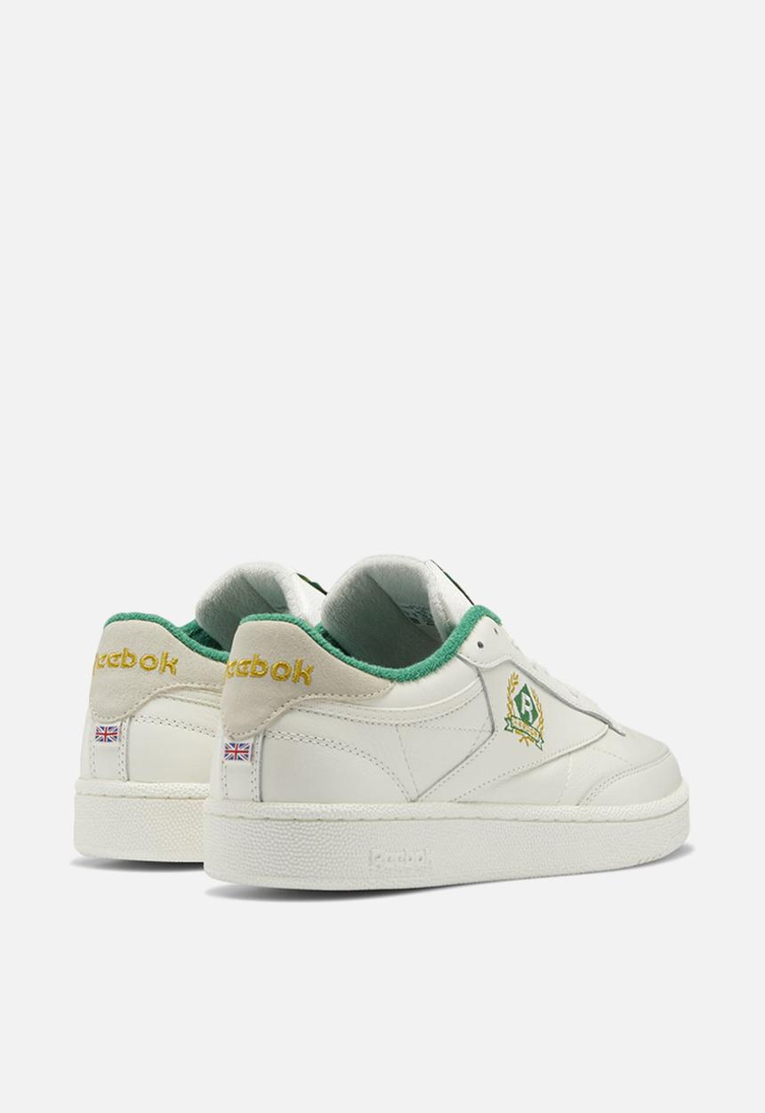 Reebok - Club c 85 - chalk/glen green/gold met.