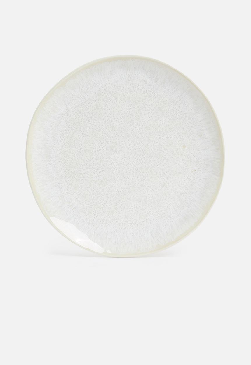 Sixth Floor - Gloss side plate set of 4 - cream