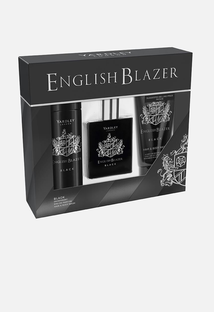 Yardley London - Yardley English Blazer Black EDP, Deodorant, Hair & Body Wash