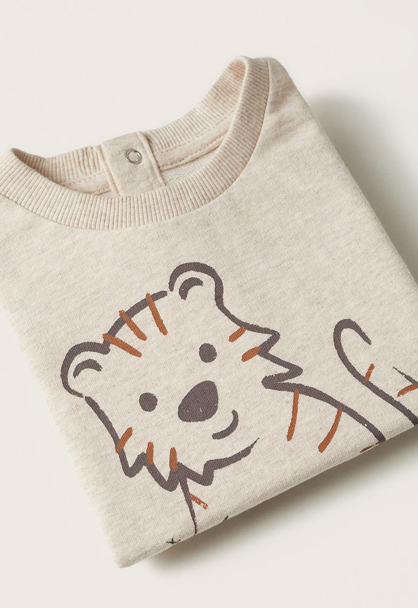 MANGO - Sweatshirt sweeties - beige