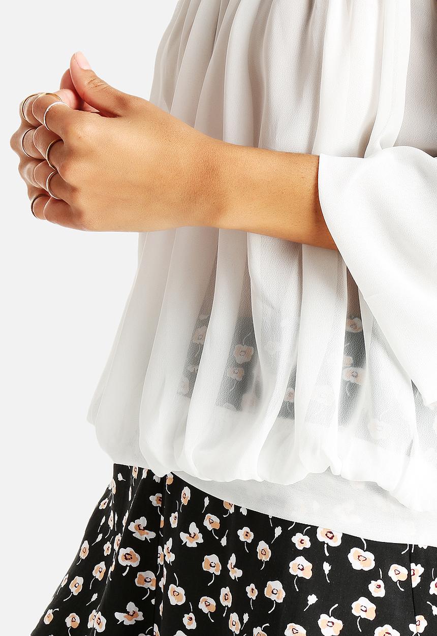 AX Paris - Circle Lace Crop