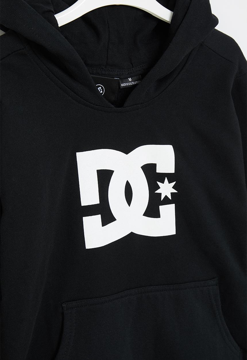 DC - DC black brand graphic hoodie - black