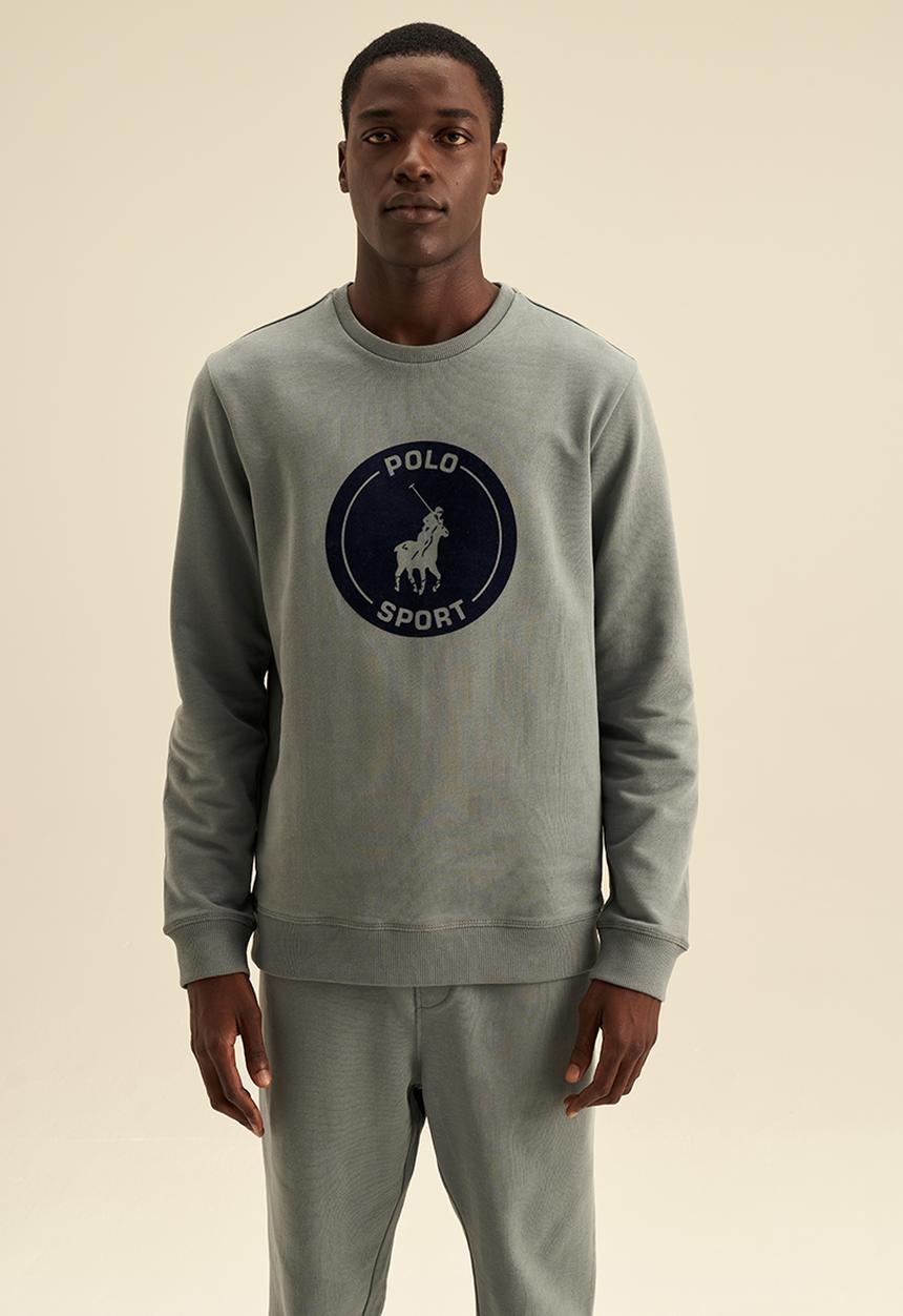 POLO - Polo Sport flock sweat - aqua
