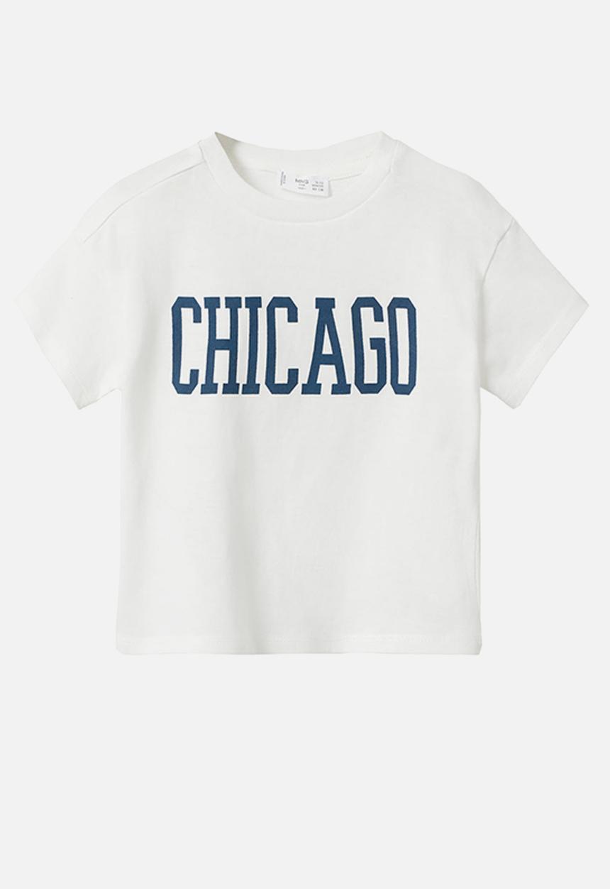 MANGO - T-shirt boston - white