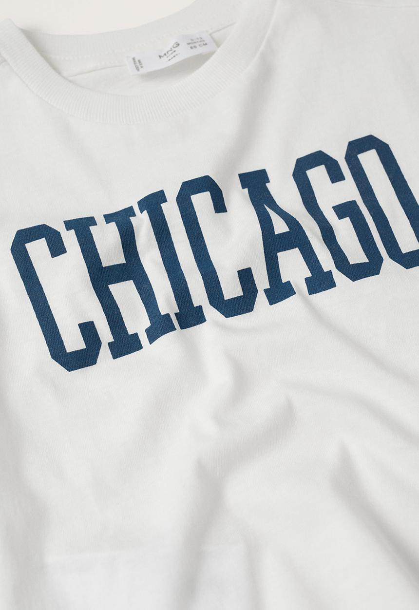 MANGO - T-shirt boston - white