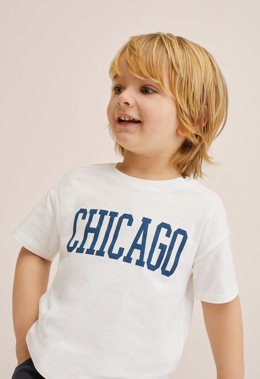 MANGO - T-shirt boston - white