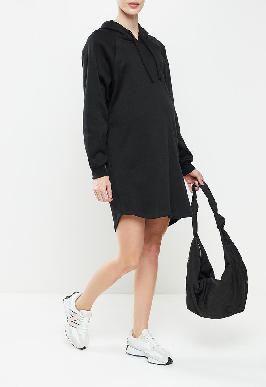 Superbalist - Maternity nursing hoodie dress - black