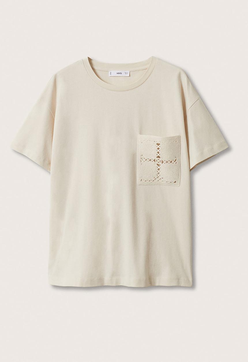 MANGO - T-shirt vigo - light pastel 