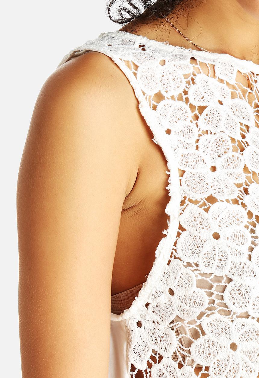 AX Paris - Crochet Detail Top