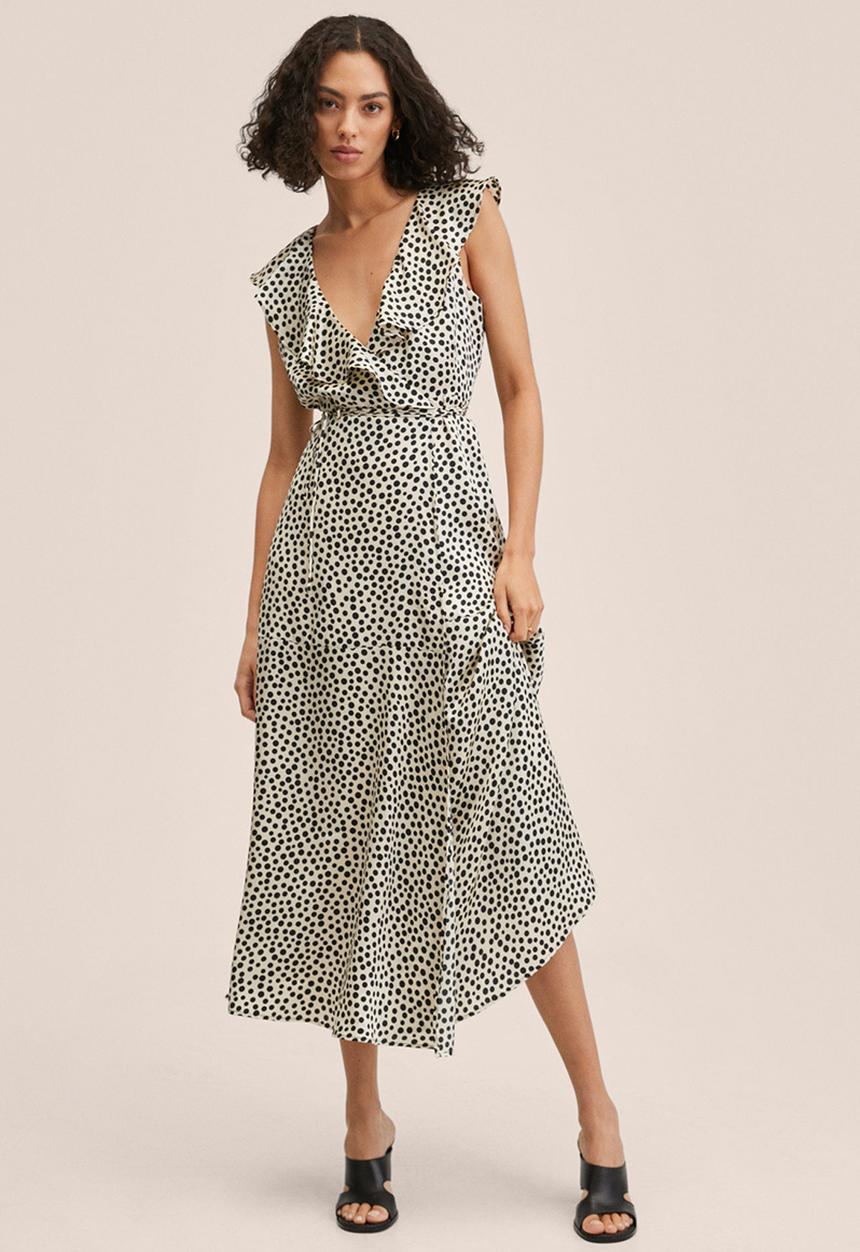 MANGO - Lola dress - black & white