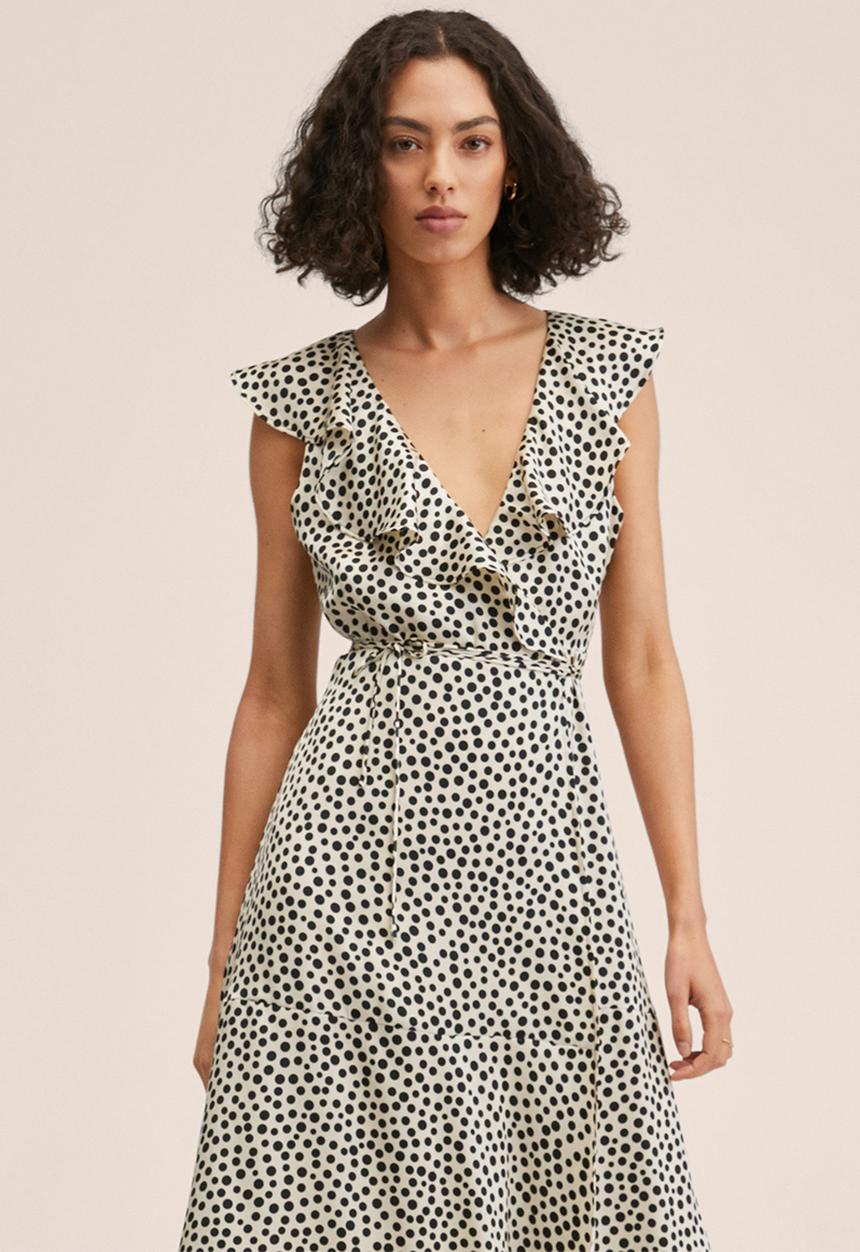 MANGO - Lola dress - black & white