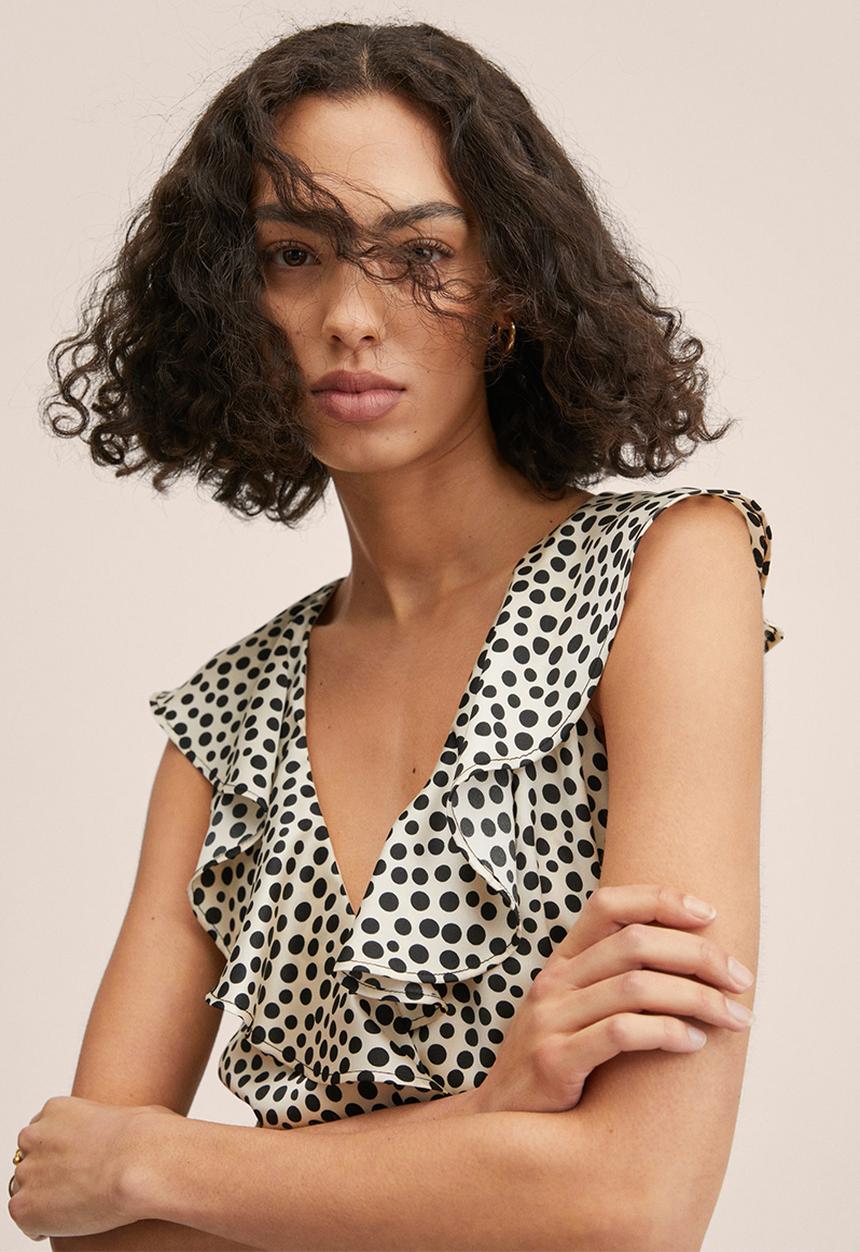 MANGO - Lola dress - black & white