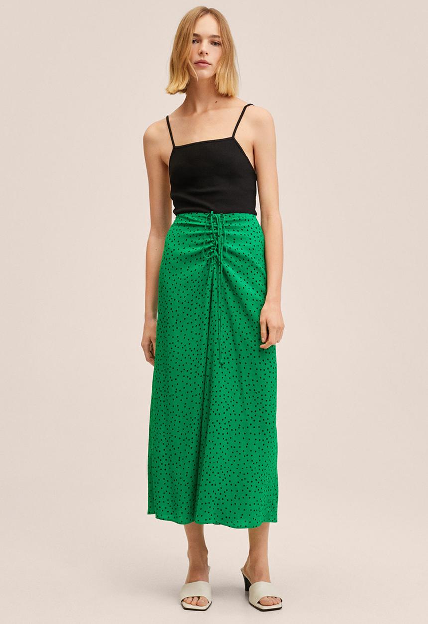 MANGO - Leo skirt - green