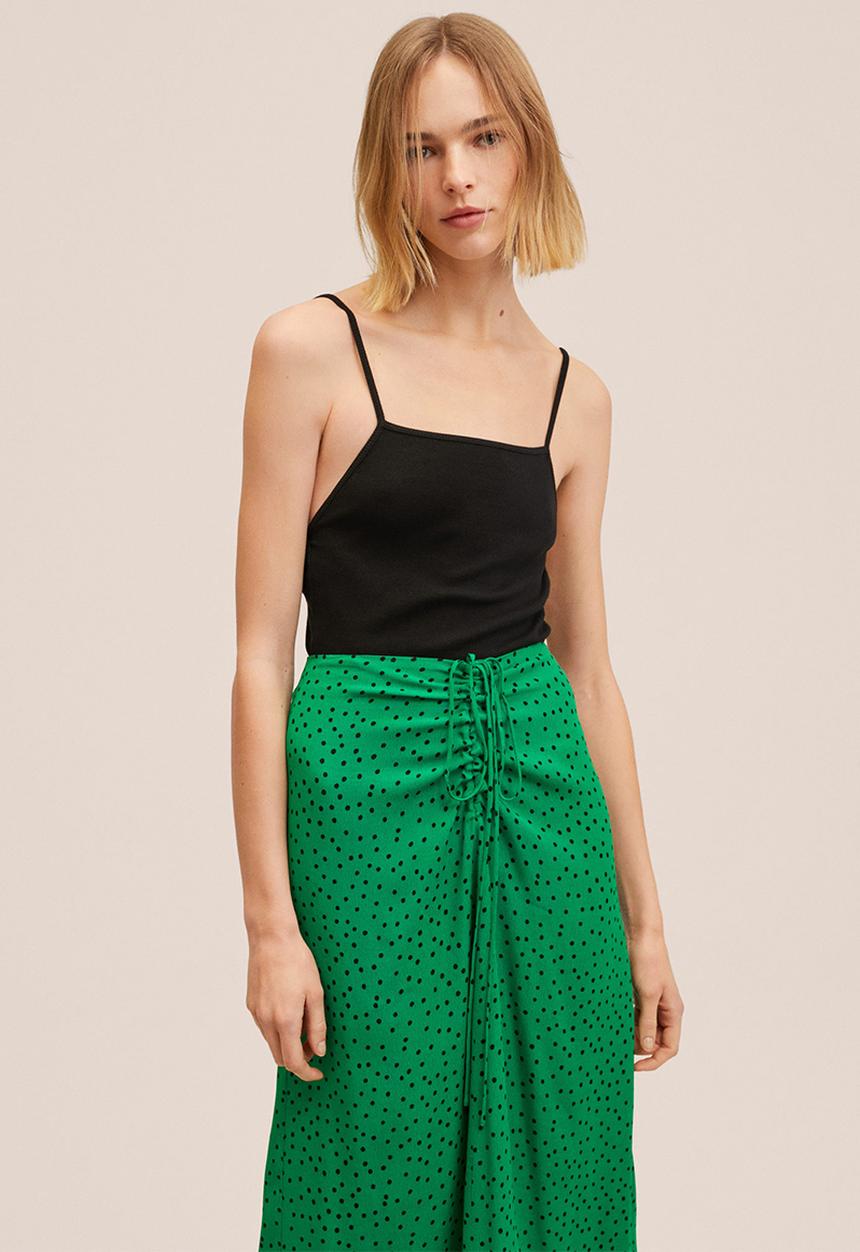 MANGO - Leo skirt - green