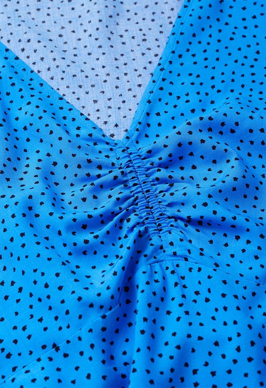 MANGO - Mina dress - mid blue