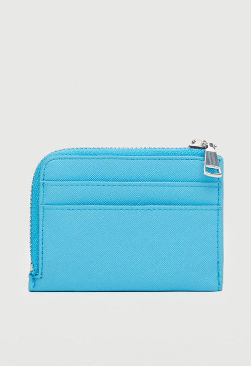 MANGO - Logo card holder - sky blue