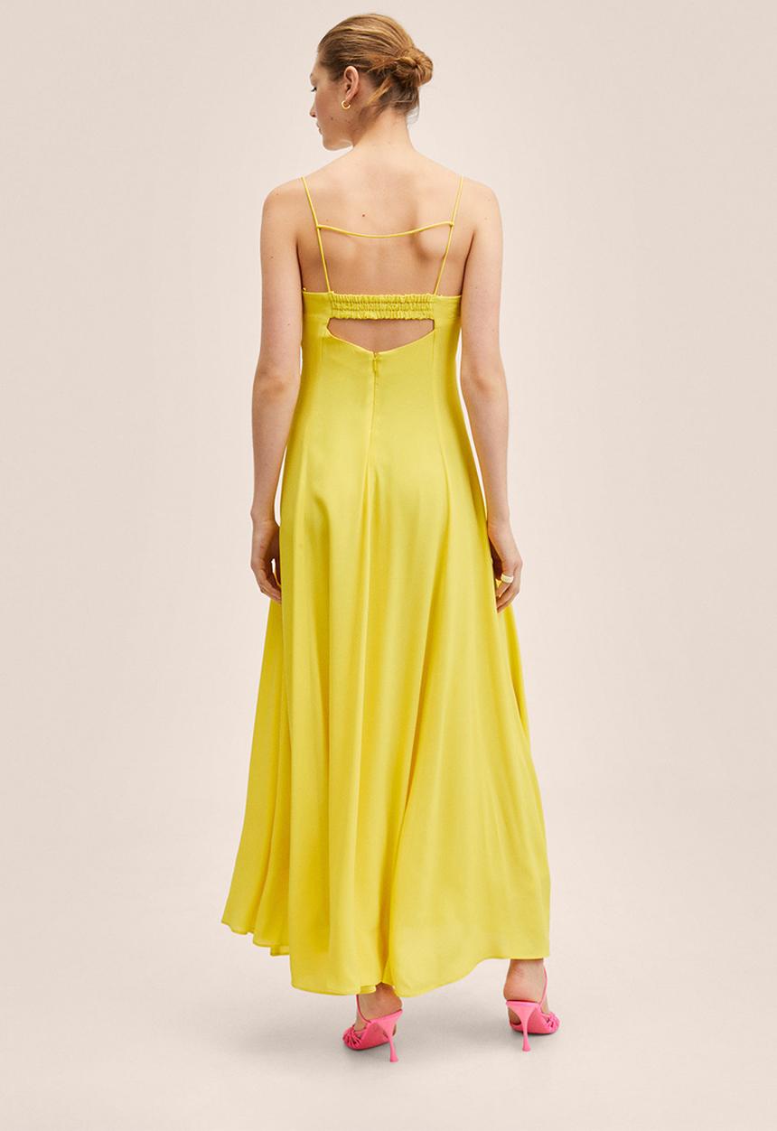 MANGO - Jess dress - light pastel yellow