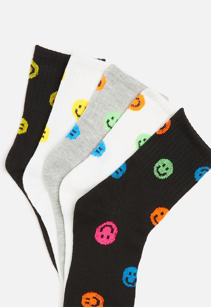 Pop Candy - Girls smiley socks - multi