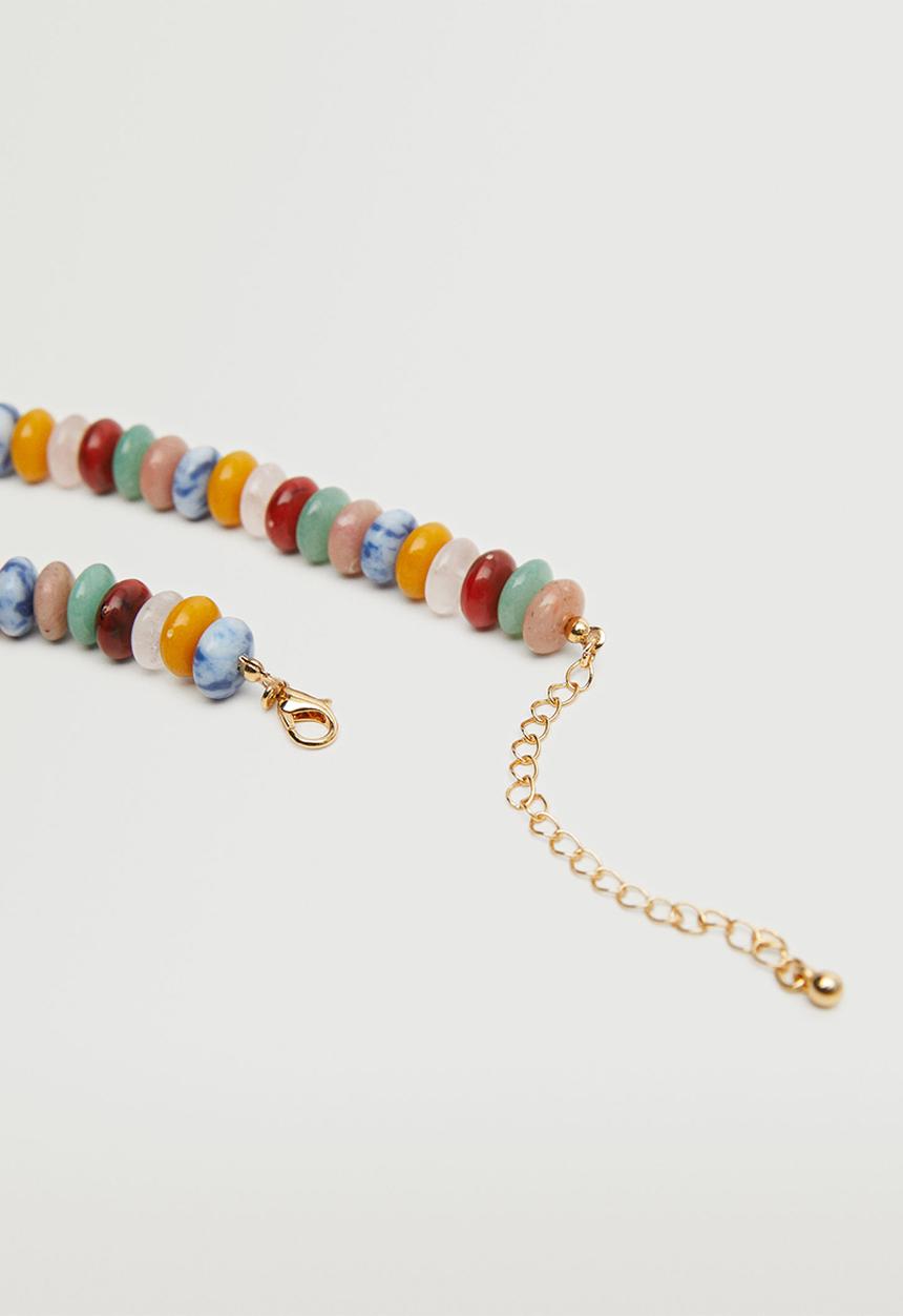 MANGO - Bead stone necklace - multi