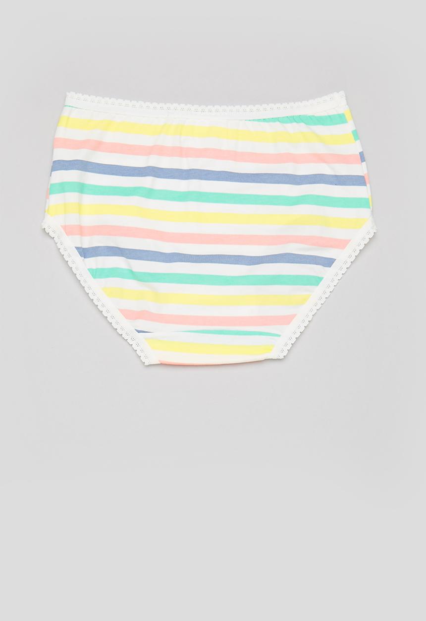 Pop Candy - Girls 4 pack rainbows & unicorns panty set - multi