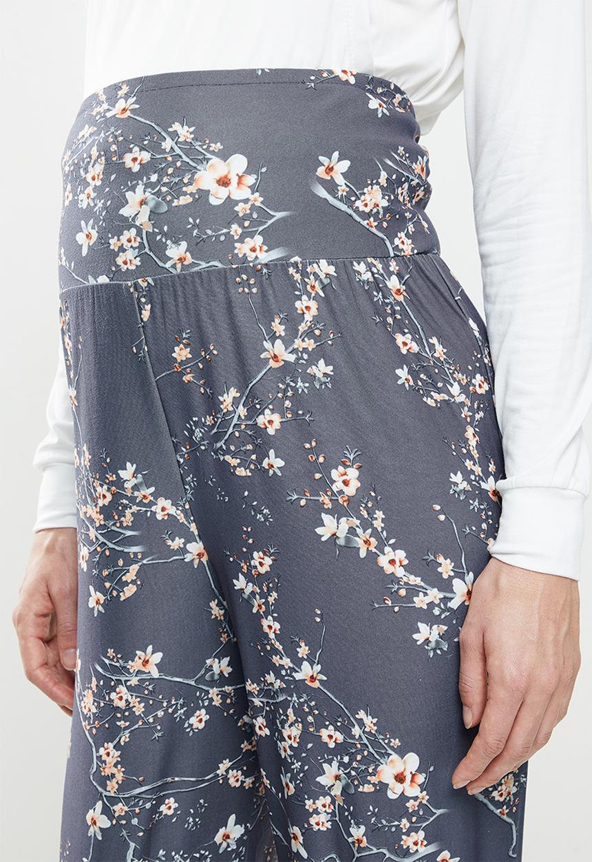 edit Maternity - Maternity knit soft touch nursing sleep set - floral