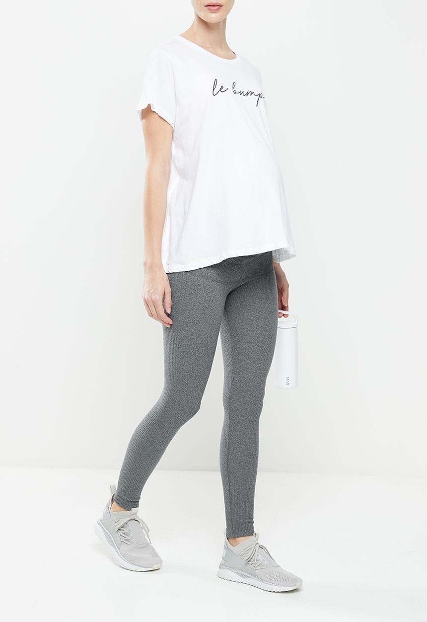 dailyfriday - Materntiy yoga tights - charcoal