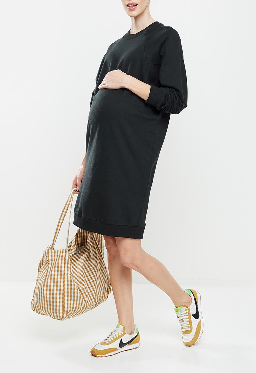 Superbalist - Maternity sweat dress - black