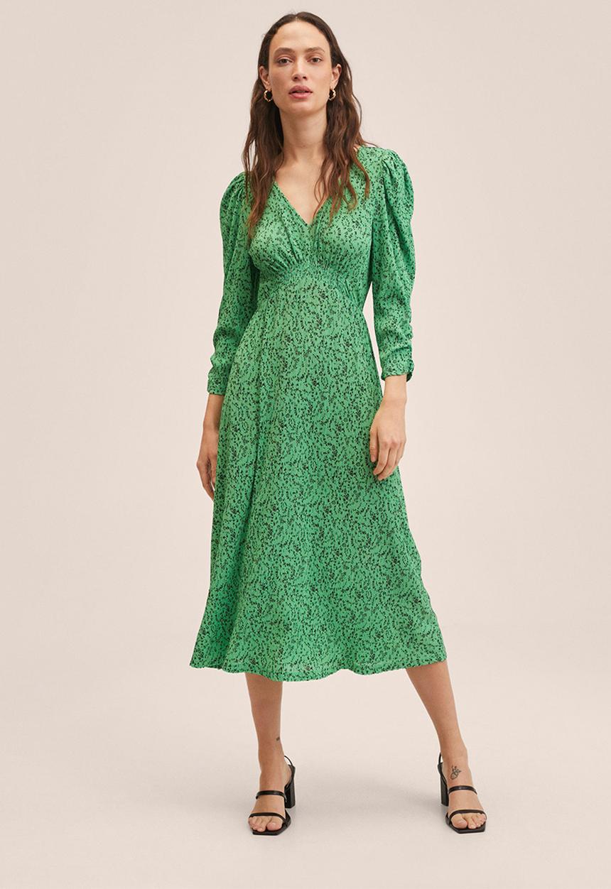 MANGO - Dress pomelo2 - green