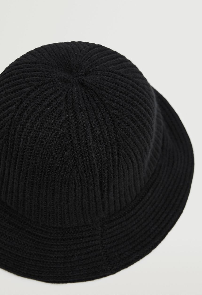 MANGO - Bucket hat -  black