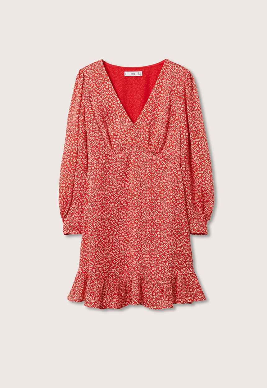 MANGO - Dress portofin - red