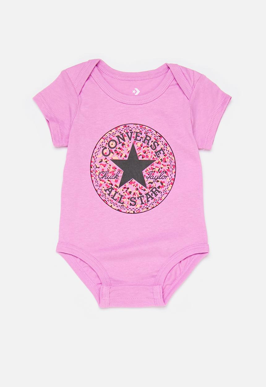 Converse - Leopard print bodysuit 3pk - converse beyond pink