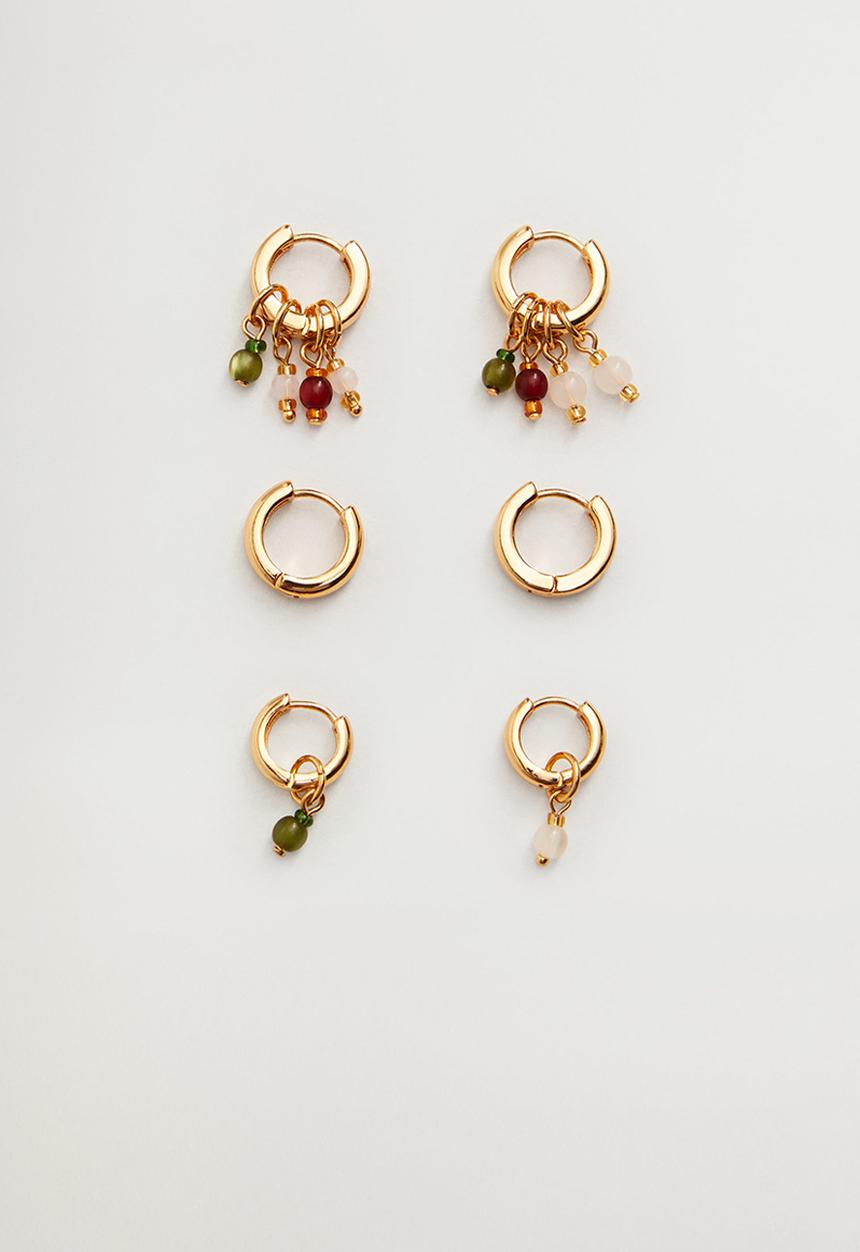 MANGO - Mixed earring set - gold