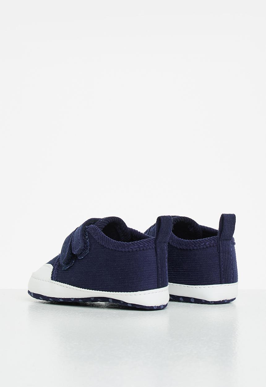 Pop Candy - Boys corduroy sneaker - navy
