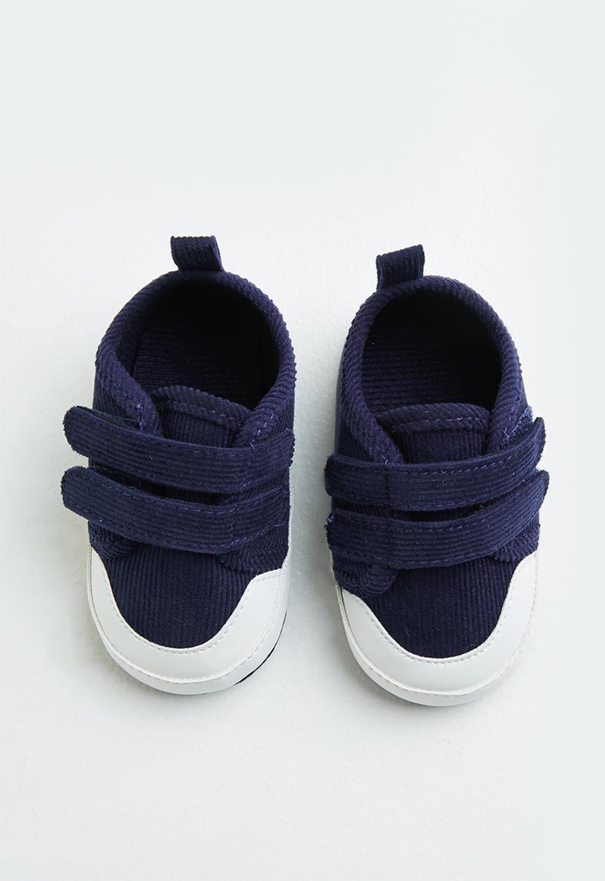Pop Candy - Boys corduroy sneaker - navy