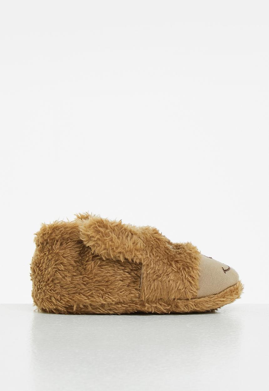 Pop Candy - Baby bear slipper - brown